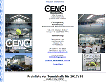Tablet Screenshot of cenci.ch